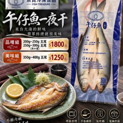 魚寶 午仔魚一夜干 美味組合包